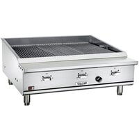 Vulcan VTEC36 Natural Gas 36" Infrared Charbroiler - 66,000 BTU