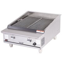 Vulcan VTEC25 Natural Gas 25" Infrared Charbroiler - 44,000 BTU