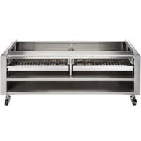 Vulcan SMOKER-VCCB60 Achiever Series 60 inch Wood Assist Stand with Two Wood Trays