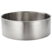 American Metalcraft DWB16 Round Stainless Steel Double Wall Serving Bowl with Satin Finish - 16 inch x 5 3/4 inch