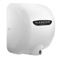 Excel XL-BW-1.1N 208/277 XLERATOR® White Thermoset Resin Cover High Speed Hand Dryer - 208/277V, 1500W