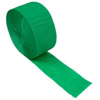 Creative Converting 078330 81' Emerald Green Streamer Paper - 12/Case
