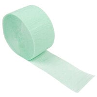 Creative Converting 318871 81' Fresh Mint Green Streamer Paper - 12/Case