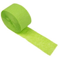 Creative Converting 077123 81' Fresh Lime Green Streamer Paper - 12/Case