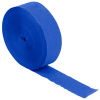Creative Converting 319027 500' Cobalt Blue Streamer Paper - 12/Case