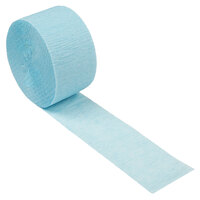 Creative Converting 078400 81' Pastel Blue Streamer Paper - 12/Case