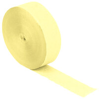 Creative Converting 076102 500' Mimosa Yellow Streamer Paper - 12/Case