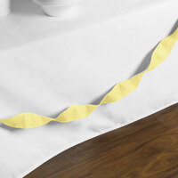 Creative Converting 076102 500' Mimosa Yellow Streamer Paper - 12/Case