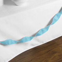 Creative Converting 076400 500' Pastel Blue Streamer Paper - 12/Case