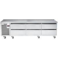 Vulcan ARS96 96" 6 Drawer Refrigerated Chef Base