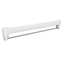 28" White Retractable Wall Mount Drying Rack