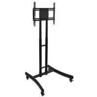 Luxor FP1000 Adjustable Height TV Cart for 32 inch to 70 inch Screens