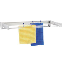 40 5/8 inch White Retractable Wall Mount Drying Rack