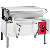 Vulcan VE40 40 Gallon Manual Tilt Braising Pan / Tilt Skillet - 208V, 3 Phase, 12 kW