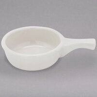 Tuxton TRE-048 10 oz. Eggshell China French Casserole Bowl / Dish - 24/Case