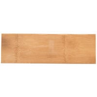 American Metalcraft BWB185 18 1/4 inch x 5 3/4 inch Carbonized Bamboo Serving Board