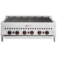 Wolf SCB36-NAT Natural Gas Low Profile 36 inch Radiant Gas Charbroiler - 87,000 BTU
