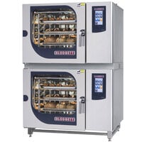 Blodgett BLCT-62-62G Natural Gas Double Boilerless Combi Oven with Touchscreen Controls - 81,800 / 81,800 BTU