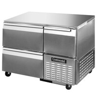 Continental Refrigerator RA43N-U-D 43" Low Profile Front Breathing Undercounter Refrigerator with Two Drawers and One Half Door