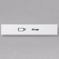 Cambro CECCP6000 Camrack Cup Extender ID Clip - 6/Pack
