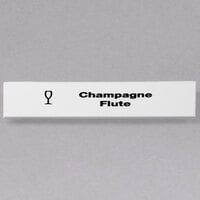 Cambro CECCF6000 Camrack Champagne Flute Extender ID Clip - 6/Pack