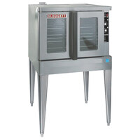 Blodgett ZEPHAIRE-100-E-240/1 Single Deck Full Size Standard Depth Roll-In Electric Convection Oven - 240V, 1 Phase, 11 kW