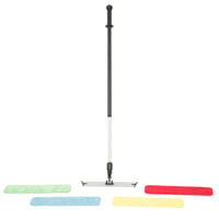 Lavex Janitorial 18 inch Microfiber Wet Mop Kit with Color-Coded Pads