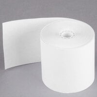 Point Plus 3 1/4 inch x 243' Traditional Cash Register POS Paper Roll Tape   - 48/Case