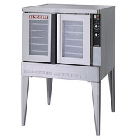 Blodgett ZEPHAIRE-200-G-NAT Natural Gas Single Deck Full Size Bakery Depth Roll-In Convection Oven - 45,000 BTU