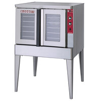 Blodgett ZEPHAIRE-200-E-240/1 Single Deck Full Size Bakery Depth Roll-In Electric Convection Oven - 240V, 1 Phase, 11 kW