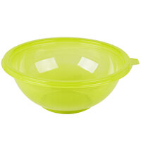 Fineline 5048-GRN Super Bowl 48 oz. Green PET Plastic Salad Bowl - 50/Case