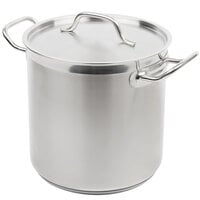 Vollrath 3503 Optio 11 Qt. Stainless Steel Stock Pot with Cover