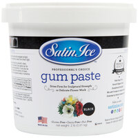 Satin Ice 2 lb. Black Gum Paste