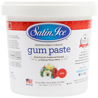 Satin Ice 2 lb. Red Gum Paste
