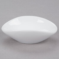 Arcoroc L3202 Appetizer 1.25 oz. Oval Porcelain Bowl by Arc Cardinal - 24/Case