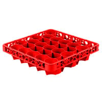 Carlisle REW30LC05 OptiClean NeWave 30 Compartment Red Color-Coded Long Glass Rack Extender