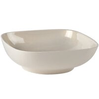 Thunder Group PS3103V 3 1/2 inch x 3 1/2 inch Passion Pearl Square 5 oz. Melamine Bowl with Round Edges - 12/Pack