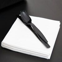 12 inch x 12 inch 1/4 Fold White Premium Luncheon Napkin - 6000/Case