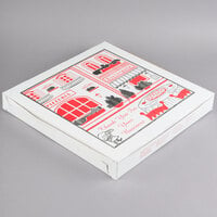 16 inch x 16 inch x 2 inch Clay Coated Pizza Box - 100/Bundle