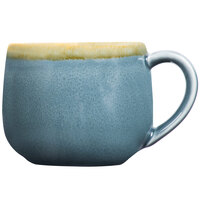 Arcoroc FJ356 Terrastone 8.5 oz. Blue Porcelain Coffee Cup by Arc Cardinal - 48/Case