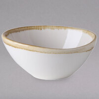 Arcoroc FJ554 Terrastone 8 oz. White Porcelain Bowl by Arc Cardinal - 24/Case