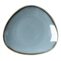 Arcoroc FJ348 Terrastone 11 inch Blue Porcelain Plate by Arc Cardinal - 12/Case