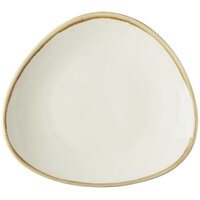 Arcoroc FJ549 Terrastone 8 7/8 inch White Porcelain Plate by Arc Cardinal - 18/Case