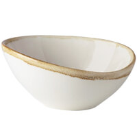 Arcoroc FJ552 Terrastone 35 oz. White Porcelain Bowl by Arc Cardinal - 12/Case