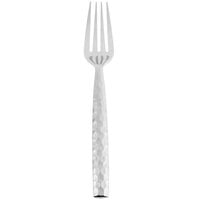 10 Strawberry Street HAMF-DF Hammer Forged 8 1/4 inch 18/0 Heavy Weight Stainless Steel Dinner Fork - 12/Case