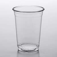Clear Plastic Disposable Cups With Lids 14 oz Cups, 250 Pack 