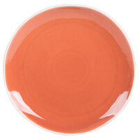 Arcoroc FJ624 Canyon Ridge 10 5/8 inch Orange Porcelain Plate by Arc Cardinal - 18/Case