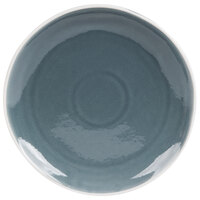 Arcoroc FJ726 Canyon Ridge 6 3/8 inch Blue Porcelain Plate by Arc Cardinal - 36/Case