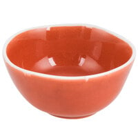 Arcoroc FJ630 Canyon Ridge 5.75 oz. Orange Porcelain Bowl by Arc Cardinal - 48/Case