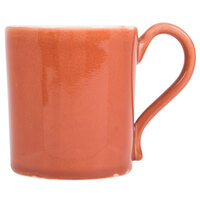Arcoroc FJ633 Canyon Ridge 10.75 oz. Orange Porcelain Mug by Arc Cardinal - 36/Case
